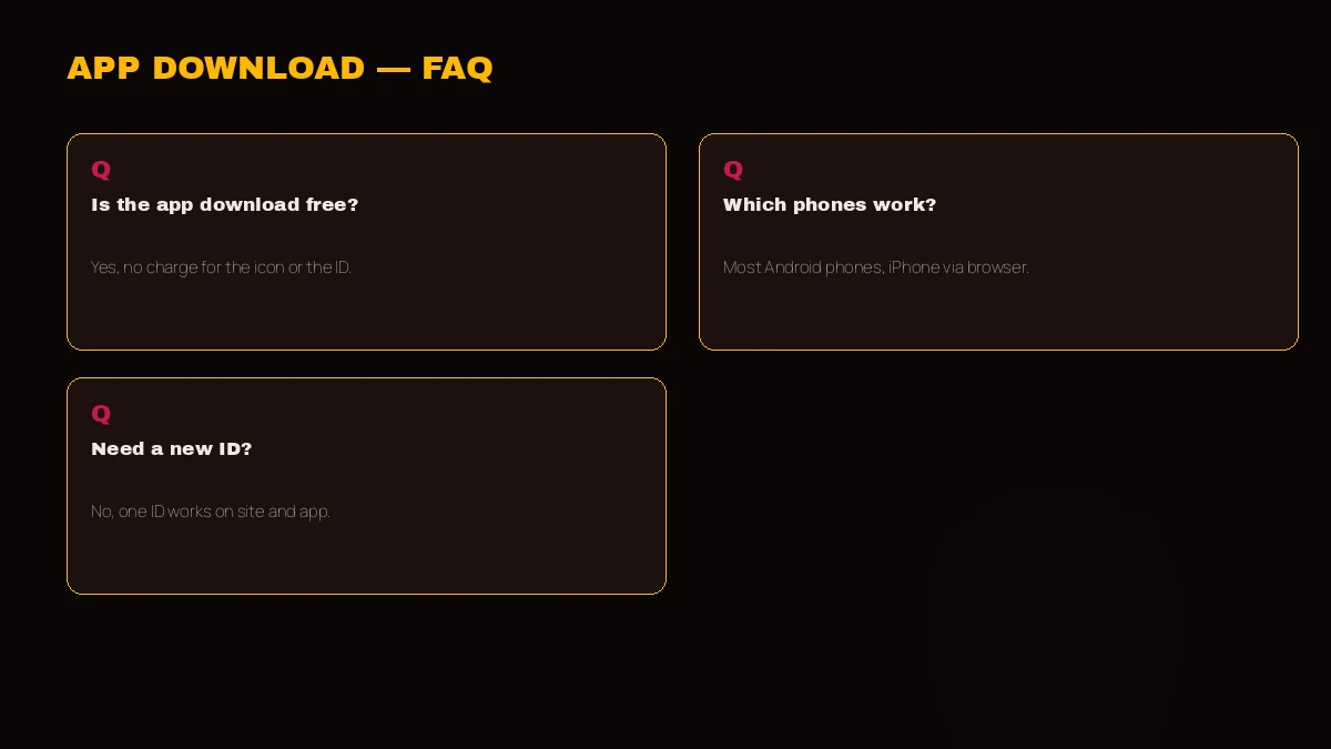 PlayinMatch app download questions answered on a phone lobby screen