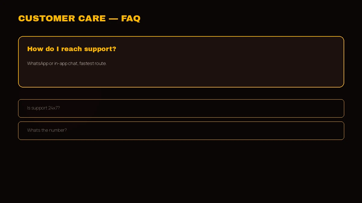 PlayinMatch customer care frequently asked questions
